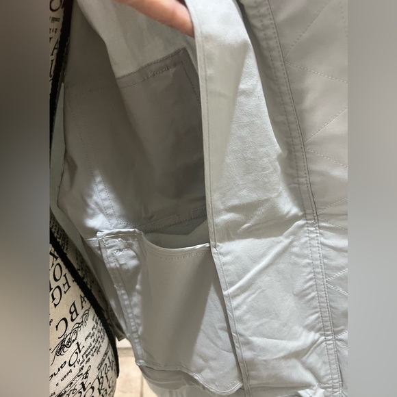 Thakoon Jacket, Pale Gray color Size Medium NWT TECHNICAL WINDBREAKER - Picture 6 of 10